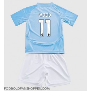 Nottingham Forest Chris Wood #11 Tredjetrøje Børn 2024-25 Kortærmet (+ Korte bukser)